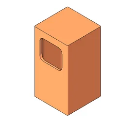 BIM Data: Revit Family Library – Indoor Trash Can 033.rfa-BIM WORLD