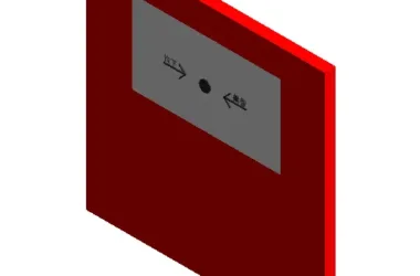 BIM Data: Revit Family Library for Manual Alarm Button (.rfa)-BIM WORLD