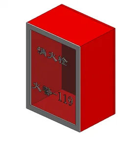 BIM Data: Fire Box Revit Family Library (.rfa)-BIM WORLD