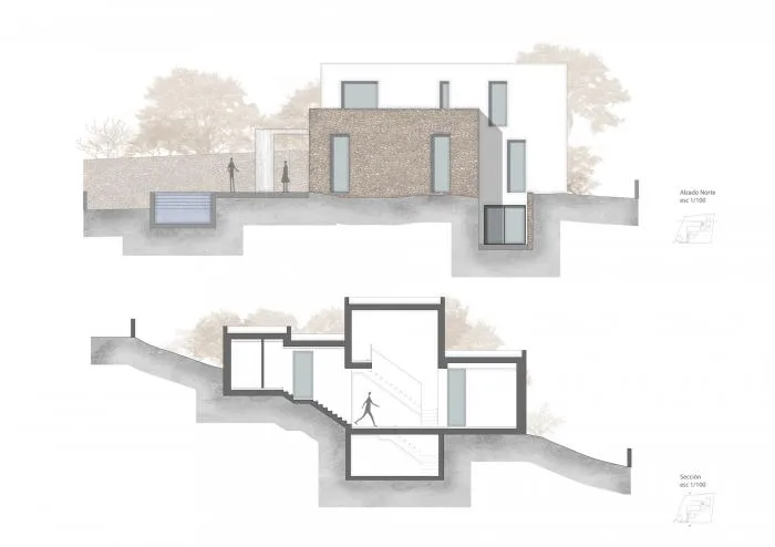BIM Architecture | Integration of Primitive Brutality and Modern Elements: Baham/Moreira House