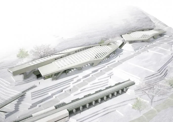 BIM Architecture | A 'Game Tool' Made of Concrete Geometric Architecture: Shangdong Charcoal Sauna/Studiu_Suspicion