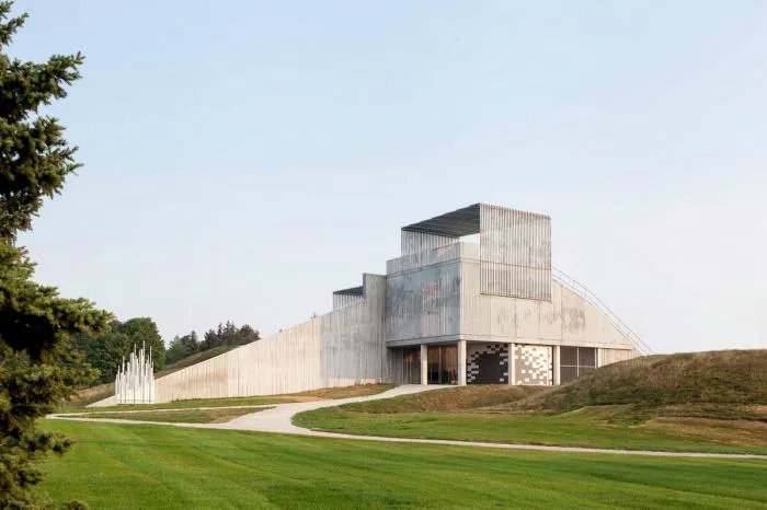 BIM Architecture | BMX Bicycle Off road Track and Warehouse