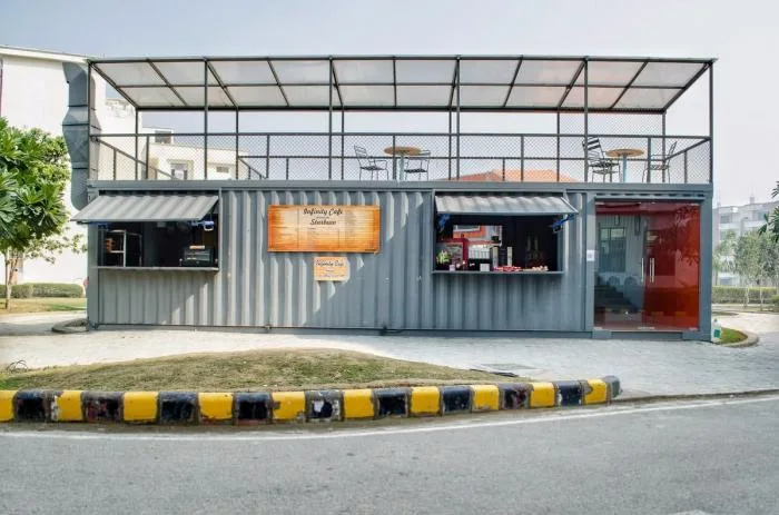 BIM Architecture | Infinite Symbol "∞": Grand Noida Coffee Bar and Student Center/RJDL