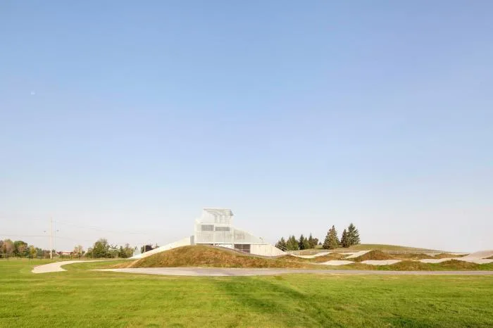 BIM Architecture | BMX Bicycle Off road Track and Warehouse