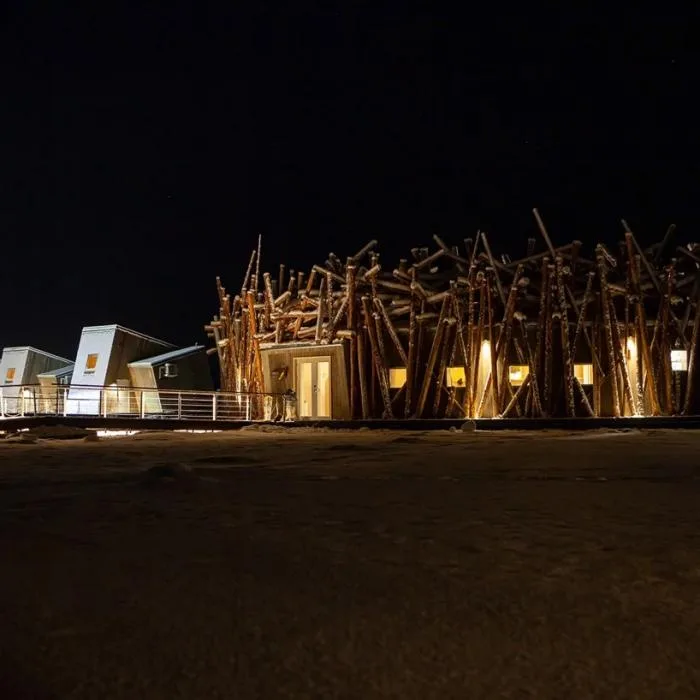 BIM Architecture | Floating Spa Hotel on the Lule River: 'Arctic Bath'