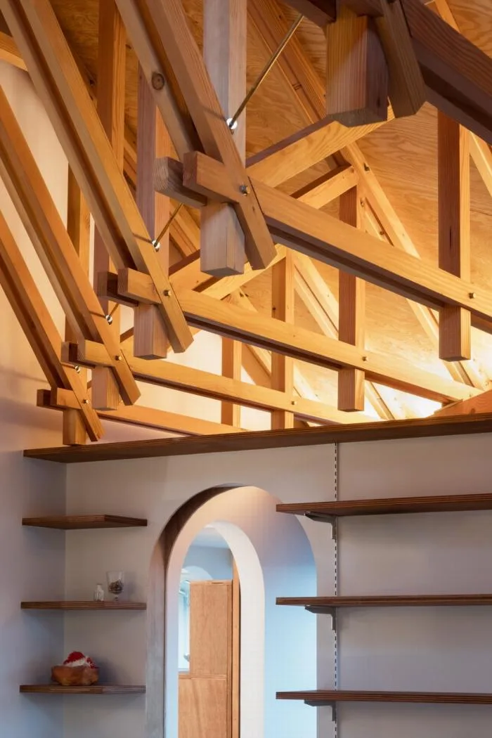 BIM Architecture | Kobe 'Hat Box' Home, a 45 degree rotated flat surface