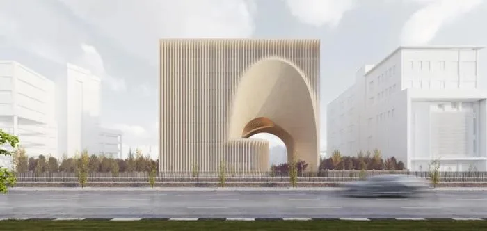 BIM Architecture | Curved and Dynamic, Immortal Sculpture: Mashhad Construction Engineering Organization Headquarters/Nextoffice