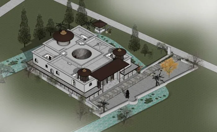 BIM Architecture | In the Void, Find Meditation: Guanyin Institute in Yangzhou, Jiangsu/Shanxiang Architectural Design in Shanghai