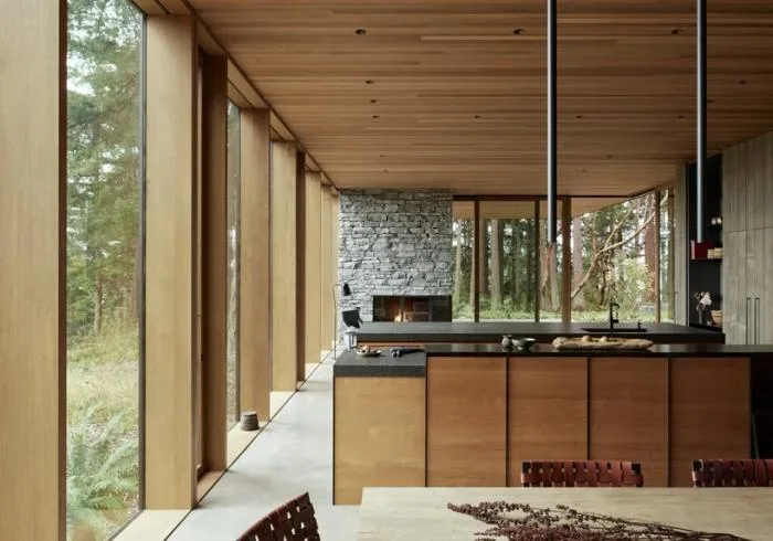 BIM architecture | Farm vacation homes in the forest/mwworks