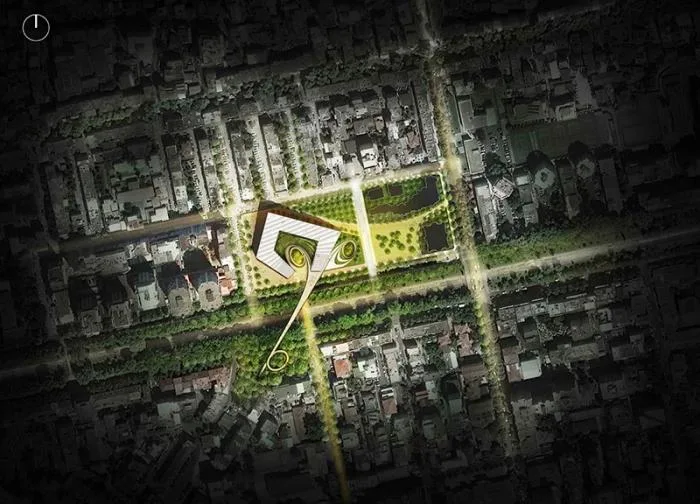 BIM Architecture | Green Plants Climb the 'Peaks' - Ekspozita Building in Albania/Mario Cucinella