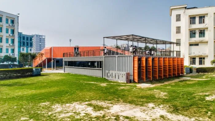 BIM Architecture | Infinite Symbol "∞": Grand Noida Coffee Bar and Student Center/RJDL
