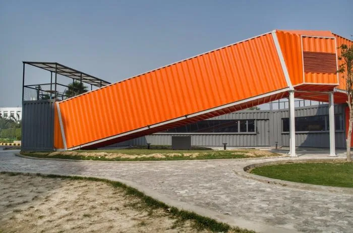 BIM Architecture | Infinite Symbol "∞": Grand Noida Coffee Bar and Student Center/RJDL