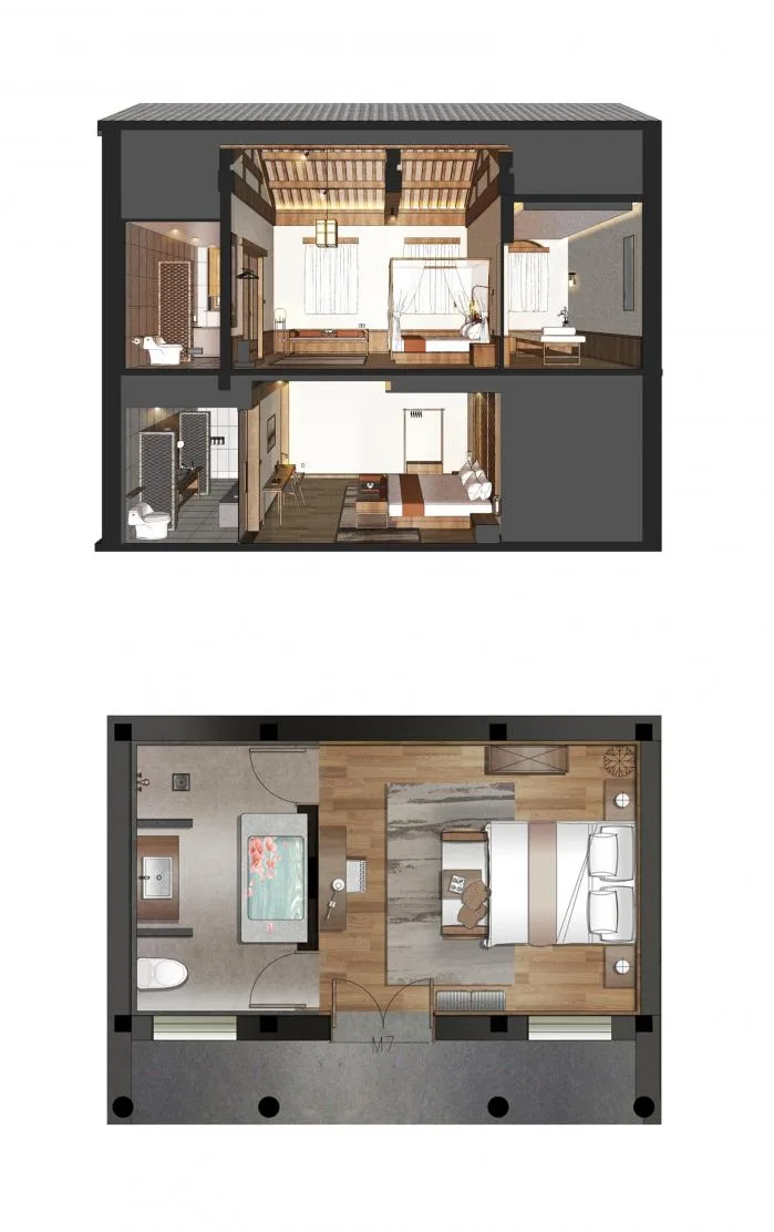 BIM Architecture | Quanshang Residence by Daming Lake - Renovation and Renewal of the C1C2 Ancient Architecture Community in Baihuazhou/CCDI Smart Interior Design