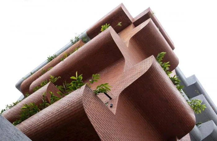 BIM Architecture | Dynamic Sculptures: The Purple Ink Studio at India's Forest Apartments