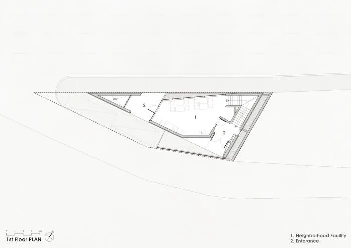 BIM Architecture | Abstract Geometric Space of Concrete Construction: Atelier 11 Office Building/Atelier 11