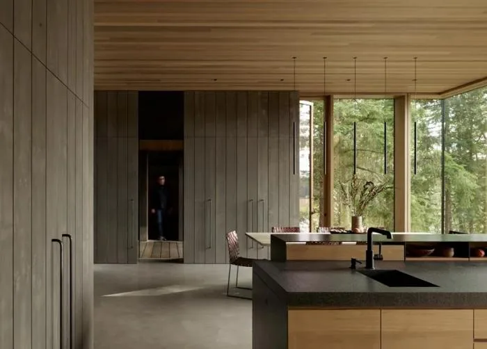 BIM architecture | Farm vacation homes in the forest/mwworks