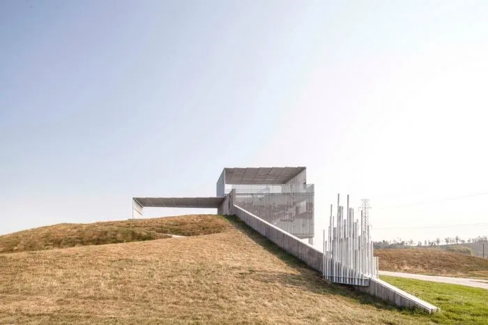 BIM Architecture | BMX Bicycle Off road Track and Warehouse