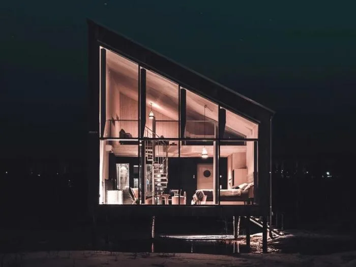 BIM Architecture | Floating Spa Hotel on the Lule River: 'Arctic Bath'