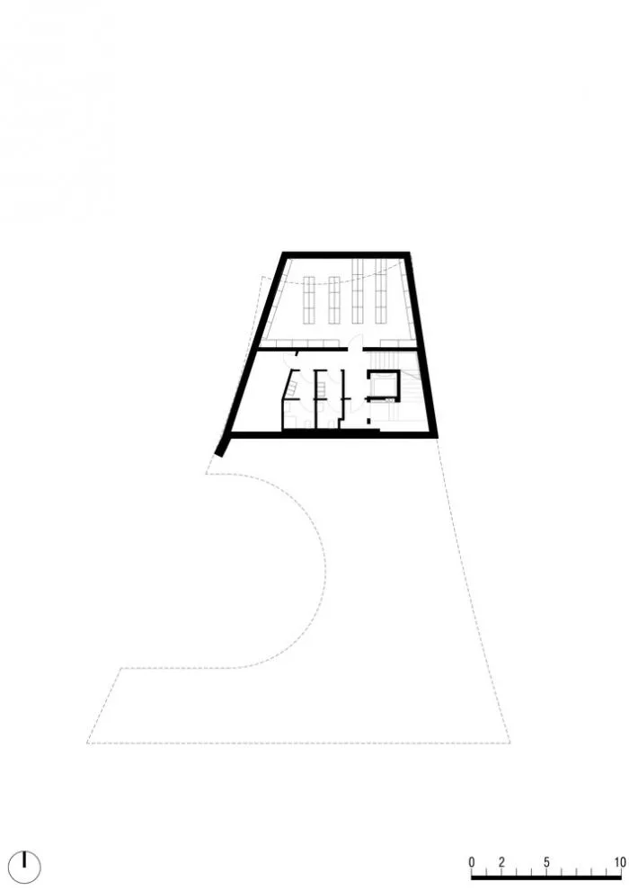BIM Architecture | Integrating Classical and Mischievous Flying - Tourist Center Embracing Old Trees/MoDusArchitects