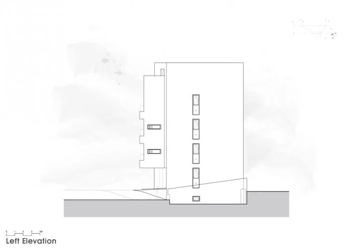 BIM Architecture | Abstract Geometric Space of Concrete Construction: Atelier 11 Office Building/Atelier 11
