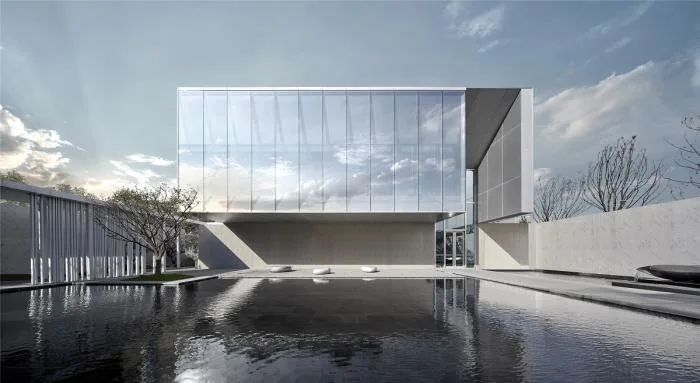 BIM Architecture | New Business Card of Urban Waterfront - Interpretation of Hefei Huichuang Junbo Project Experience Area/Shanghai Tianhua Architectural Design