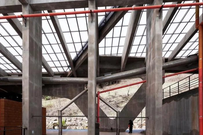 BIM Architecture | A 'Game Tool' Made of Concrete Geometric Architecture: Shangdong Charcoal Sauna/Studiu_Suspicion