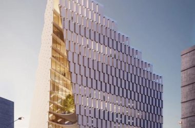 BIM Architecture: Green Plants Climbing the Peaks of Albania’s Ekspozita Building by Mario Cucinella-BIM WORLD
