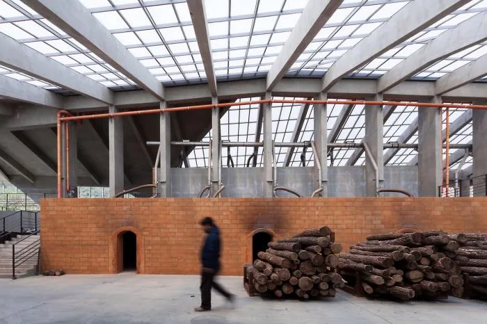 BIM Architecture | A 'Game Tool' Made of Concrete Geometric Architecture: Shangdong Charcoal Sauna/Studiu_Suspicion