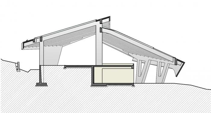 BIM Architecture | A 'Game Tool' Made of Concrete Geometric Architecture: Shangdong Charcoal Sauna/Studiu_Suspicion