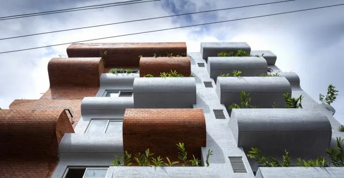 BIM Architecture | Dynamic Sculptures: The Purple Ink Studio at India's Forest Apartments
