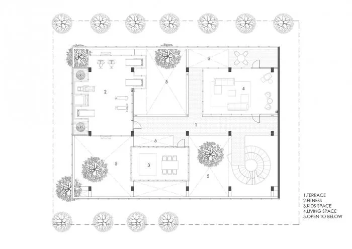 BIM Architecture | Associated Press Plano Law Hall Lansett Club Building/ForX Design Studio