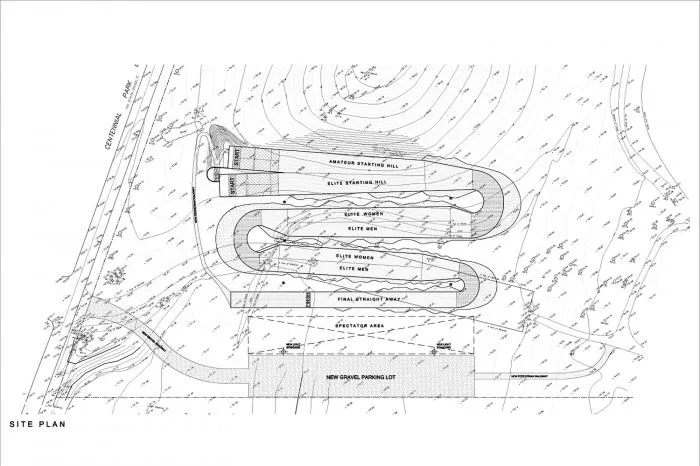 BIM Architecture | BMX Bicycle Off road Track and Warehouse