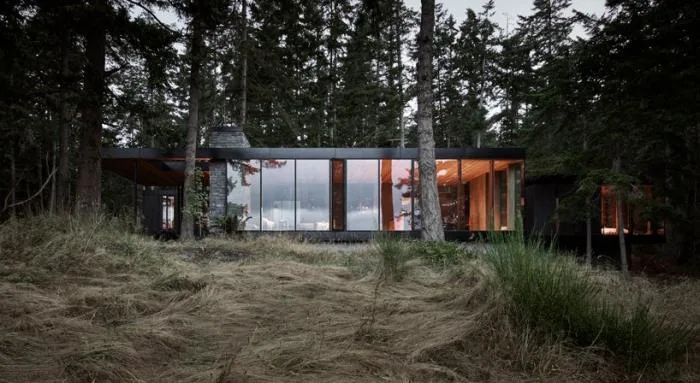 BIM architecture | Farm vacation homes in the forest/mwworks