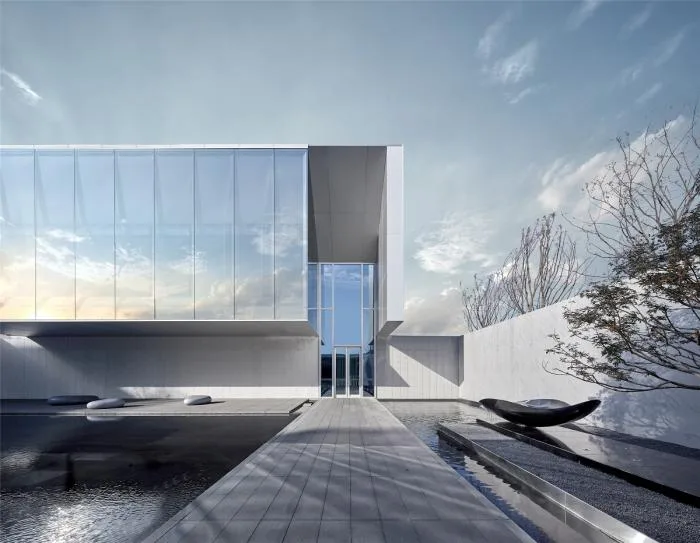 BIM Architecture | New Business Card of Urban Waterfront - Interpretation of Hefei Huichuang Junbo Project Experience Area/Shanghai Tianhua Architectural Design