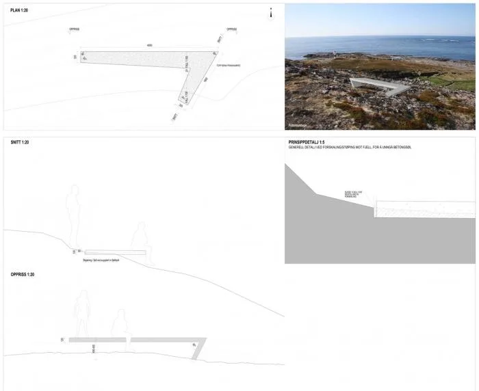 BIM Architecture | Watching the Sea on Folding Concrete: Tourist Center on Chaotic Rock Layers/MORFEUS Arkitekter