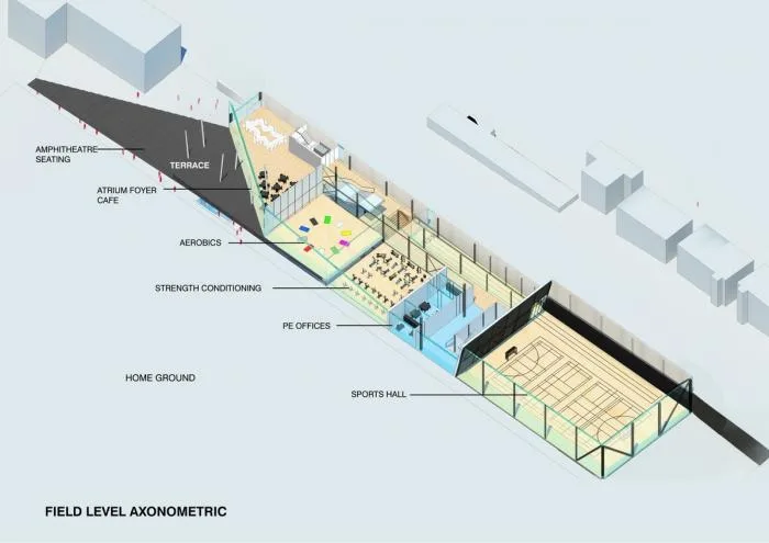 BIM Architecture | Collision of Sports and Scientific Spirit: Brighton College/OMA