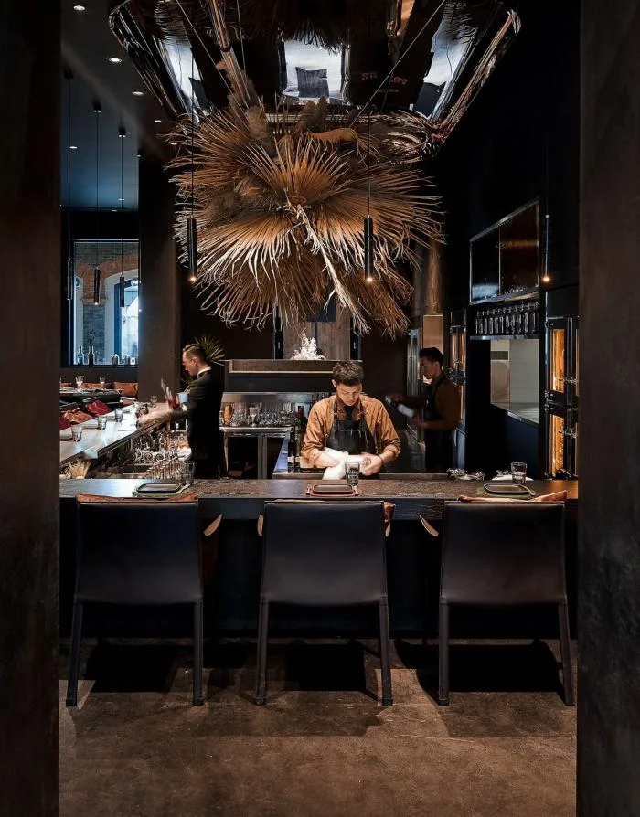 BIM Architecture | When Time and Temperature Intertwine in Space - CHARCOHOL Restaurant and Cocktail Bar/Hachima Design