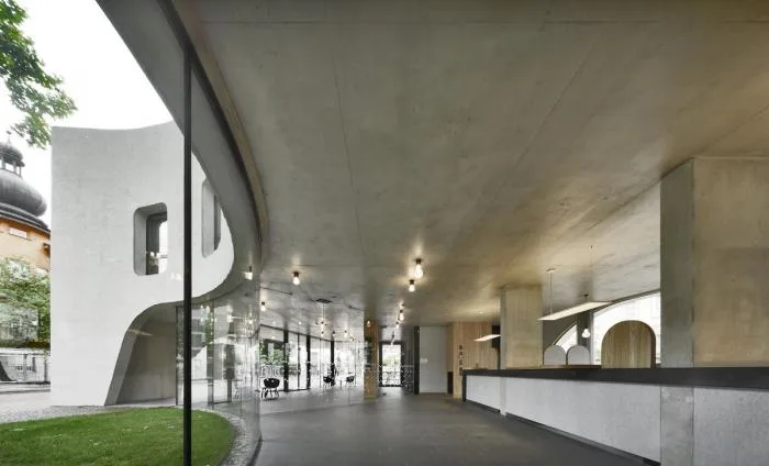 BIM Architecture | Integrating Classical and Mischievous Flying - Tourist Center Embracing Old Trees/MoDusArchitects