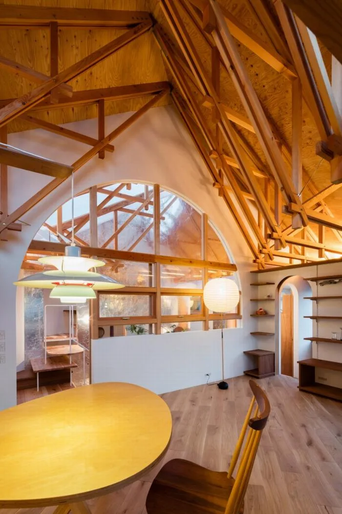 BIM Architecture | Kobe 'Hat Box' Home, a 45 degree rotated flat surface