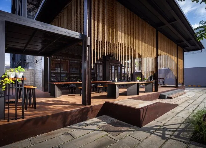 BIM Architecture | Natural and Primitive Beauty Hidden in Steel Framework: Navakitel Design Hotel in Thailand
