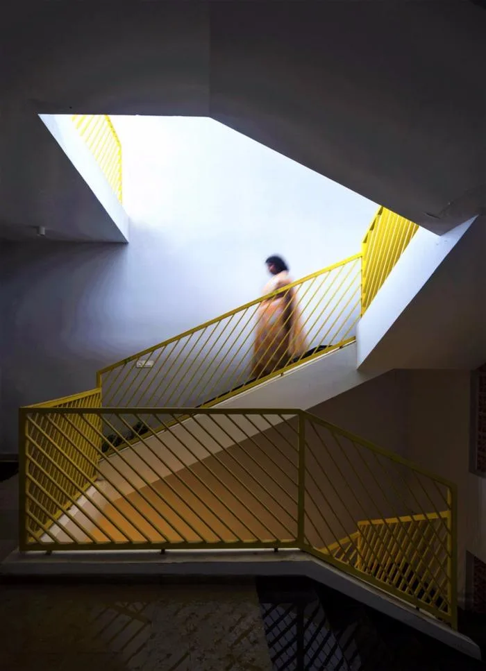 BIM Architecture | Dynamic Sculptures: The Purple Ink Studio at India's Forest Apartments