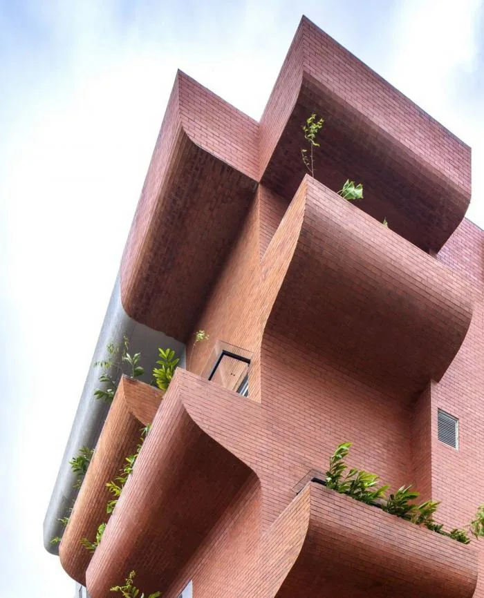 BIM Architecture | Dynamic Sculptures: The Purple Ink Studio at India's Forest Apartments