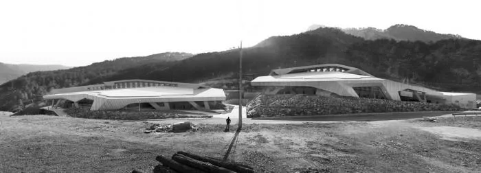 BIM Architecture | A 'Game Tool' Made of Concrete Geometric Architecture: Shangdong Charcoal Sauna/Studiu_Suspicion