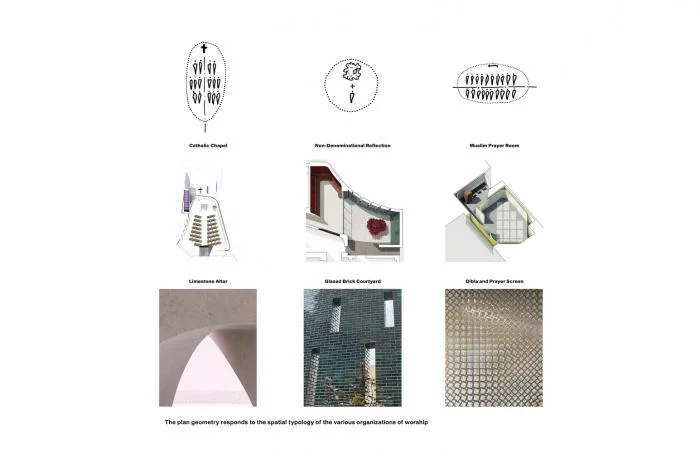 BIM architecture | Rotating 'woven' brick sculpture: St. Mary's Church/PLY+