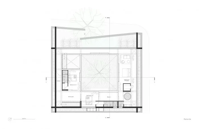 BIM Architecture | Unfinished Ruins - Mexican Eight Beam House/Covachita Taller