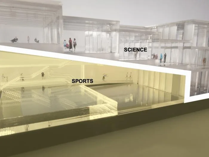 BIM Architecture | Collision of Sports and Scientific Spirit: Brighton College/OMA