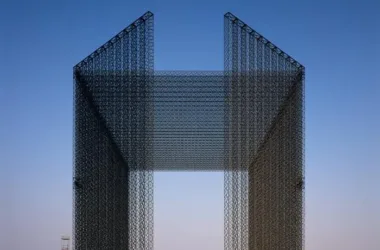 BIM Architecture: Asif Khan’s Futuristic Take on Arabic Window Patterns for the 2020 Dubai Expo Entrance Gate-BIM WORLD