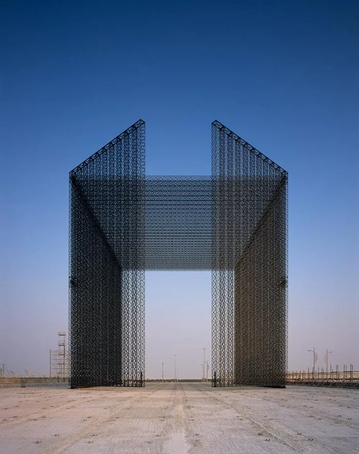BIM Architecture | 2020 Dubai Expo Entrance Gate - Futurist Application of Arabic Traditional 'Window Pattern' by Asif Khan