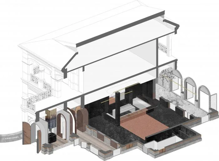 BIM Architecture | When Time and Temperature Intertwine in Space - CHARCOHOL Restaurant and Cocktail Bar/Hachima Design