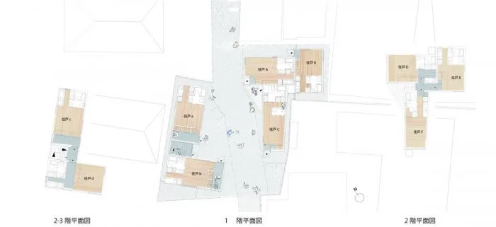 BIM architecture | Two apartments in 'Roji Park', Chiba City, Japan/SO& CO